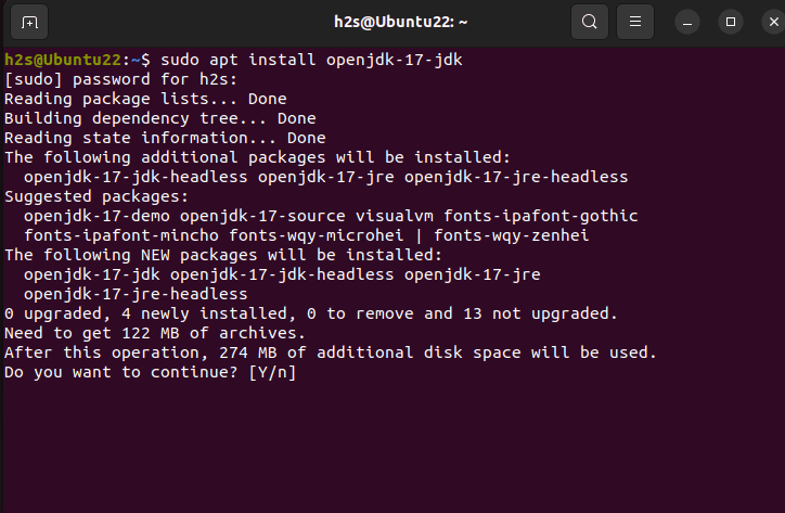在 Ubuntu 上安裝 OpenJDK 17